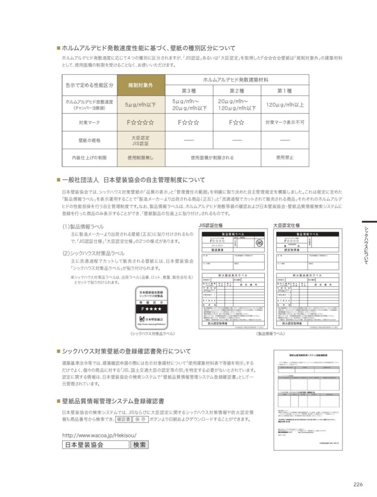 ノンホルムアルデヒド壁紙の選び方