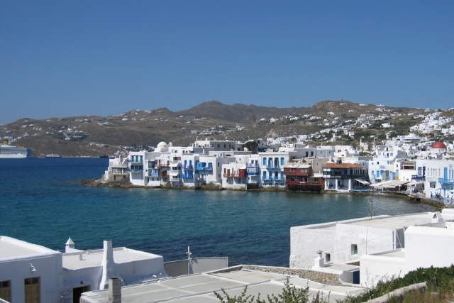 ギリシャの白い家々